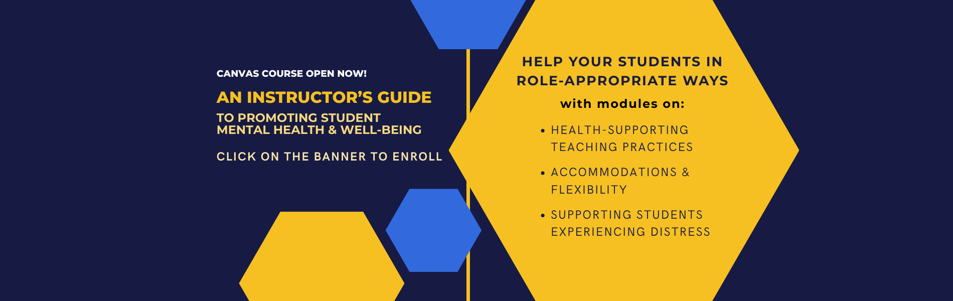 An Instructor's Guide to Promoting Student Mental Health and Well-being