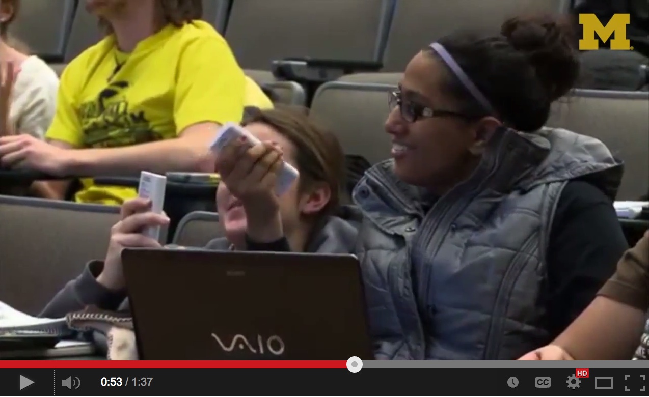 Staff Using Clickers Using Clickers in the University of Michigan Classroom with Tim McKay ...