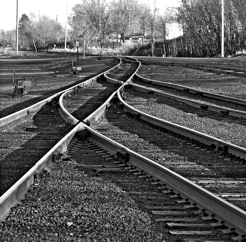 Railroad track cross section