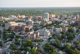 campus skyline view